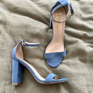 Lulus Blue Suede Heels